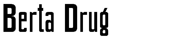 Berta Drug字体