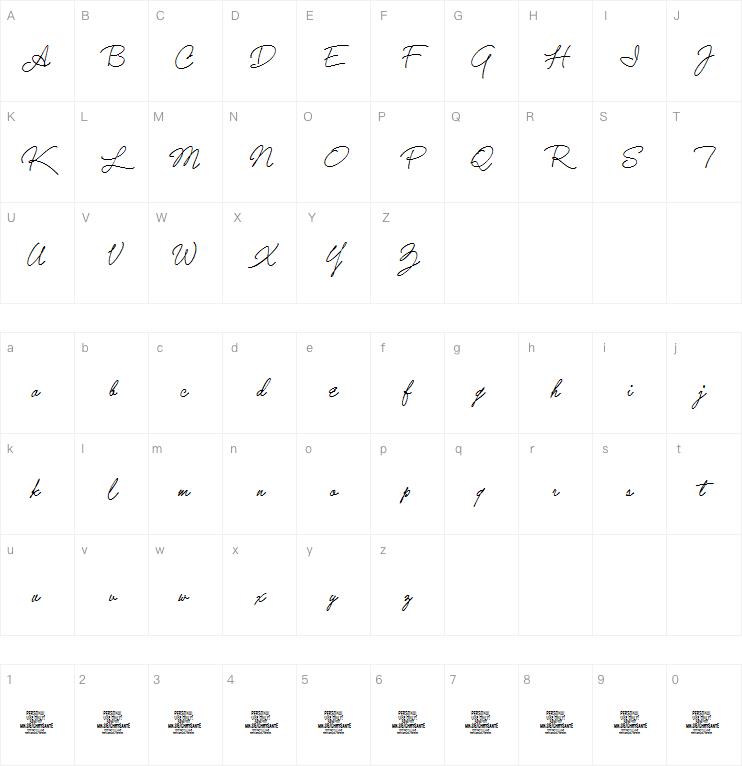 chrysante字体