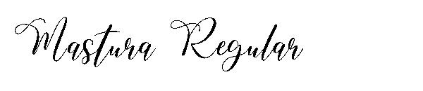 Mastura Regular字体