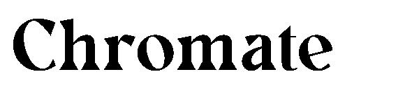 Chromate字体