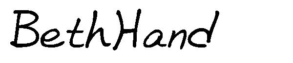 BethHand字体