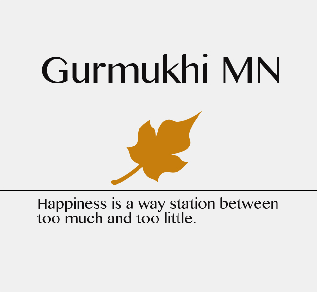 GurmukhiMN字体