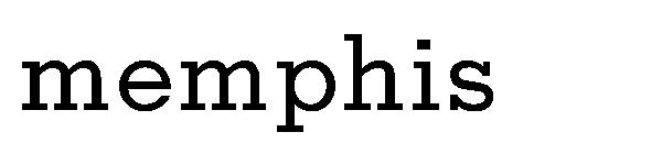 memphis字体