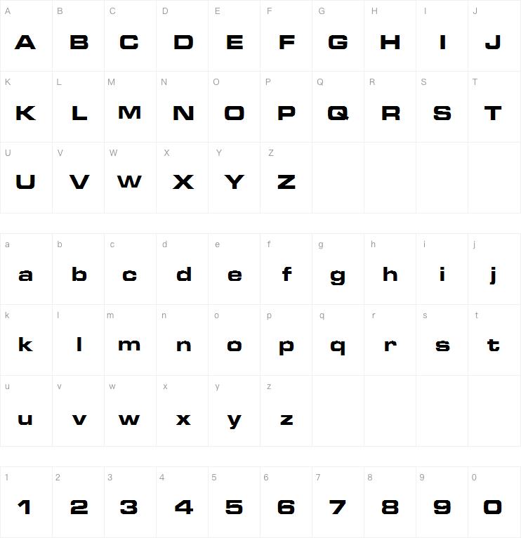 MICROGRAMMA字体