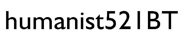 humanist521BT字体