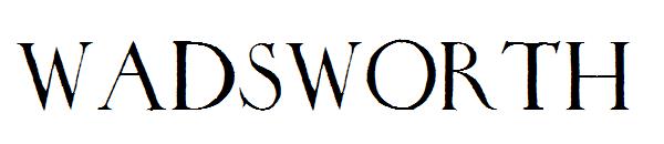 wadsworth字体