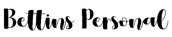 Bettins Personal字体