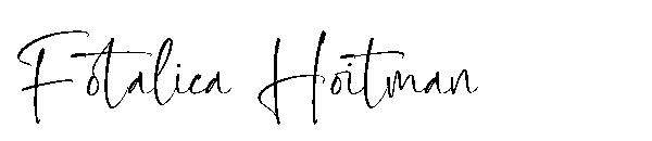 Fotalica Hoitman字体