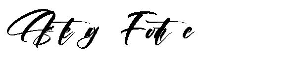Asetry Fonte字体