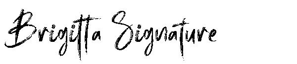 Brigitta Signature字体