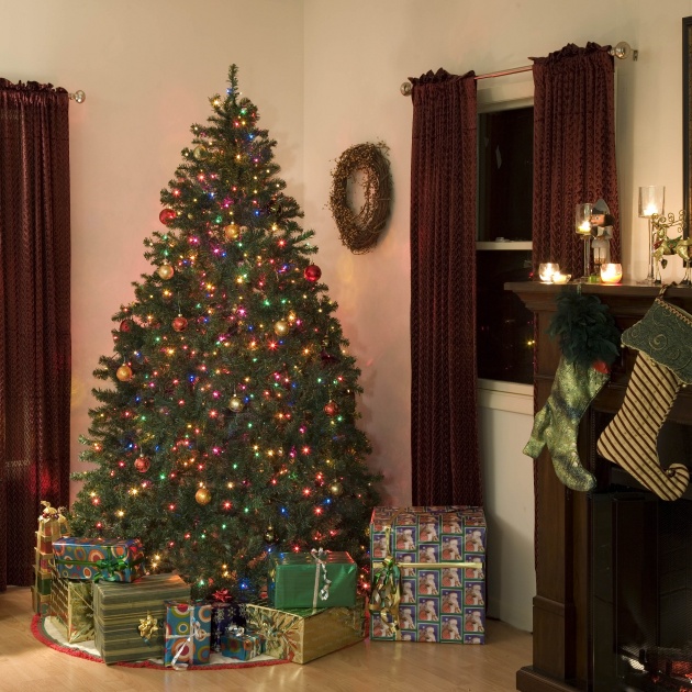 圣诞树的装饰图片下载