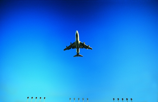 蓝天航空飞机图片