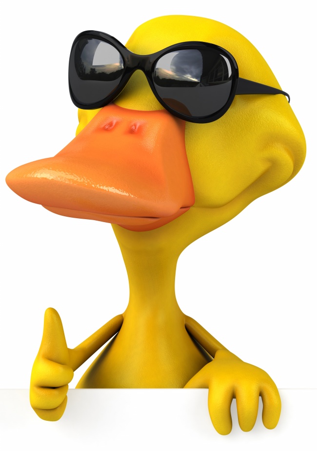 3D小黄鸭图片