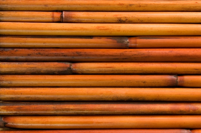 排列整齐的竹竿背景图片