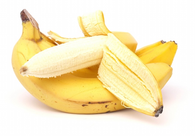 剥皮的香蕉图片