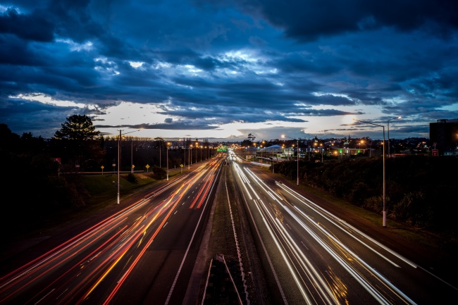 城市高速公路夜景图片