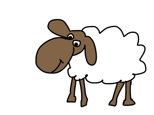 绵羊漫画图片