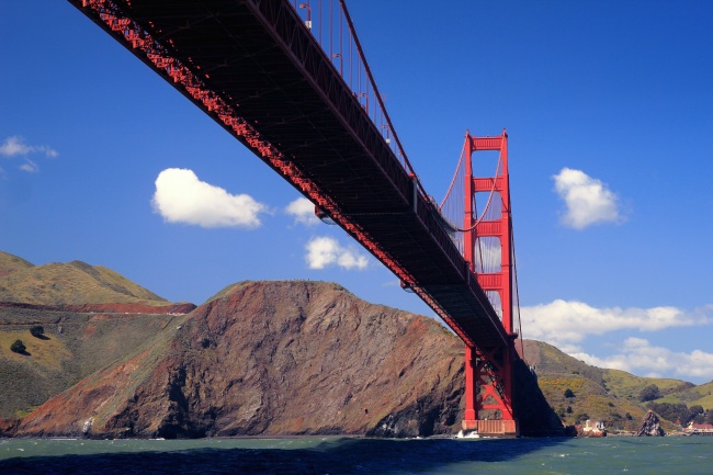 旧金山金门大桥高清图片