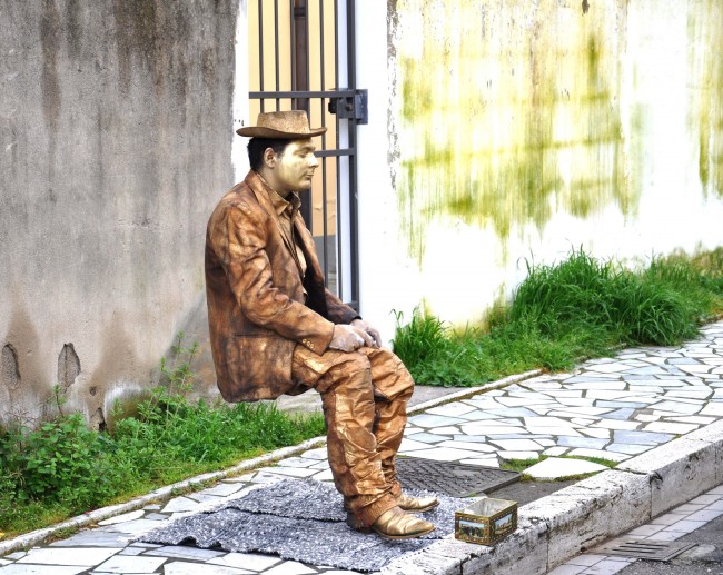 欧洲街头雕塑图片