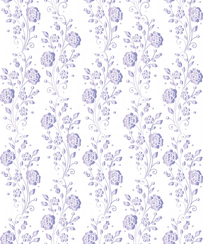 淡雅紫色花纹图片