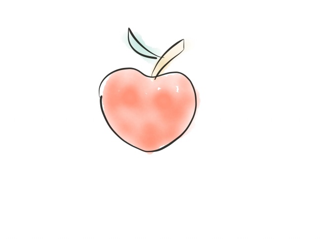 苹果创意简笔画图片