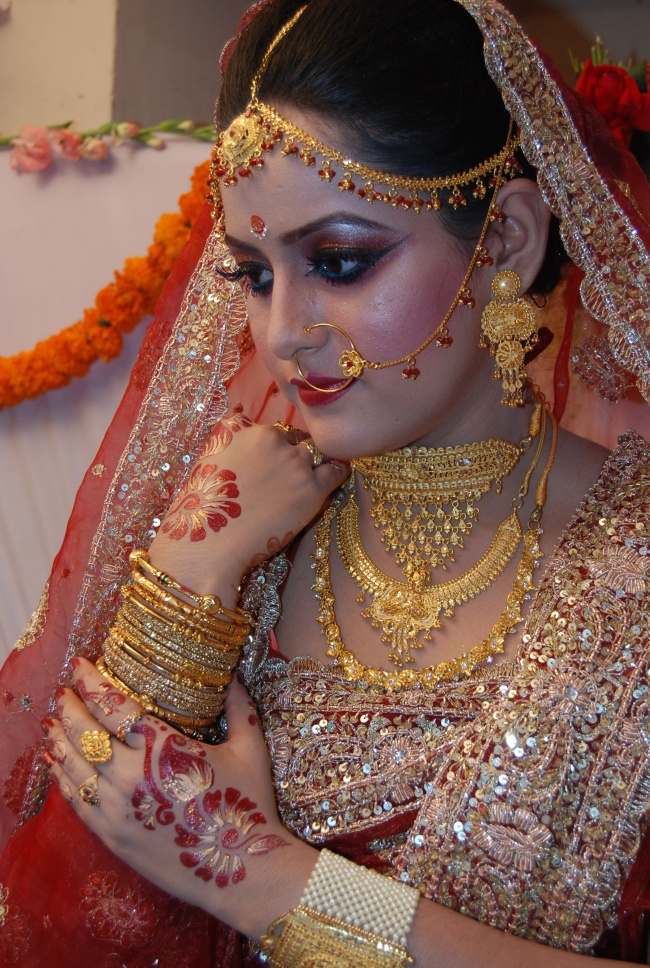 漂亮印度新娘图片