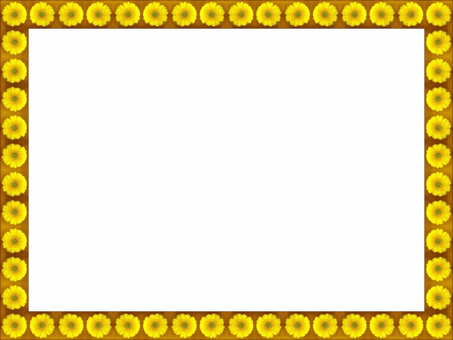 黄色小花边框图片