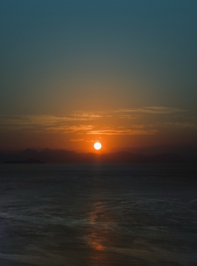日落风景手机背景图片