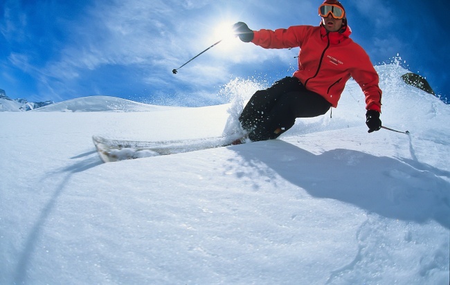 滑雪运动项目图片