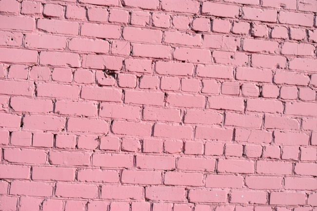 粉色砖墙背景图片