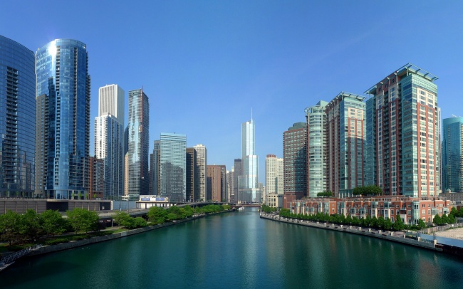 芝加哥高楼建筑图片