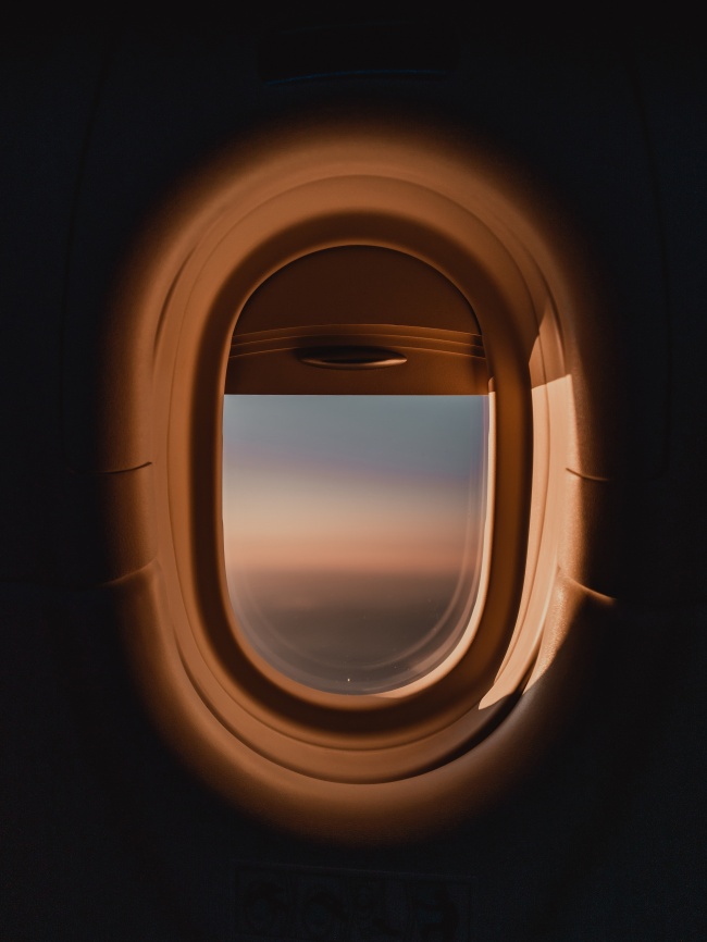 飞机机窗图片
