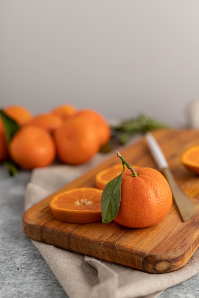 新鲜柑橘广告图片