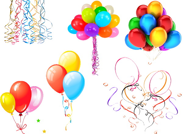 儿童节庆祝气球免抠图片