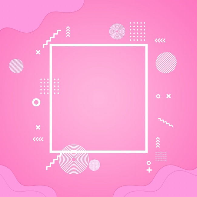 粉色孟菲斯风格背景图片