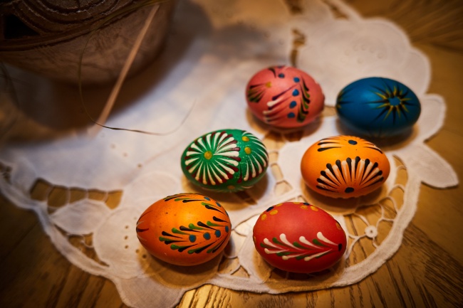 传统复活节彩蛋图片