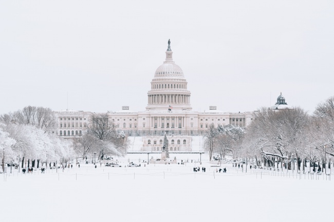 冬季美国建筑摄影图片