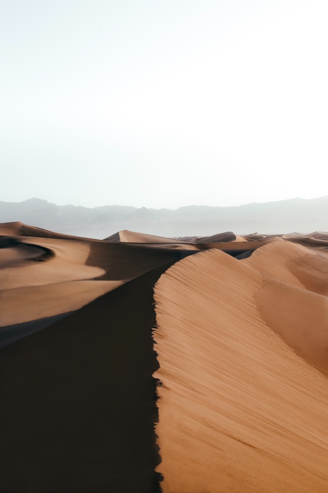 沙漠里的沙子图片
