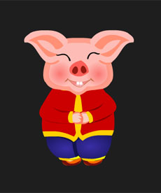 矢量卡通小猪flash动画