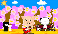 猪坚强flash中文动画儿歌