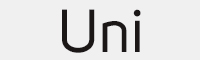 UniSansRegular字体