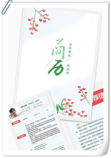 程序员开发简历模板