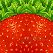 草莓矢量背景图设计