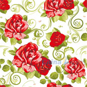 精美玫瑰花壁纸设计矢量