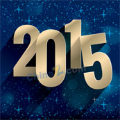 2015新年海报素材设计矢量