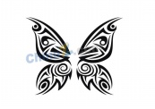 个性纹身蝴蝶图案