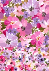 水彩花卉矢量背景图设计