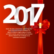 2017新年矢量海报设计