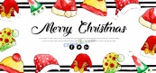 圣诞节边框banner设计