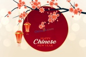 中国春节背景图片矢量